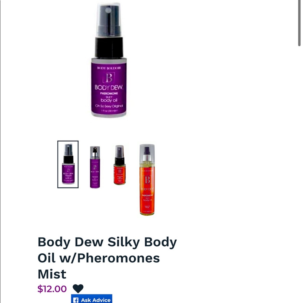 Body Oil Spray